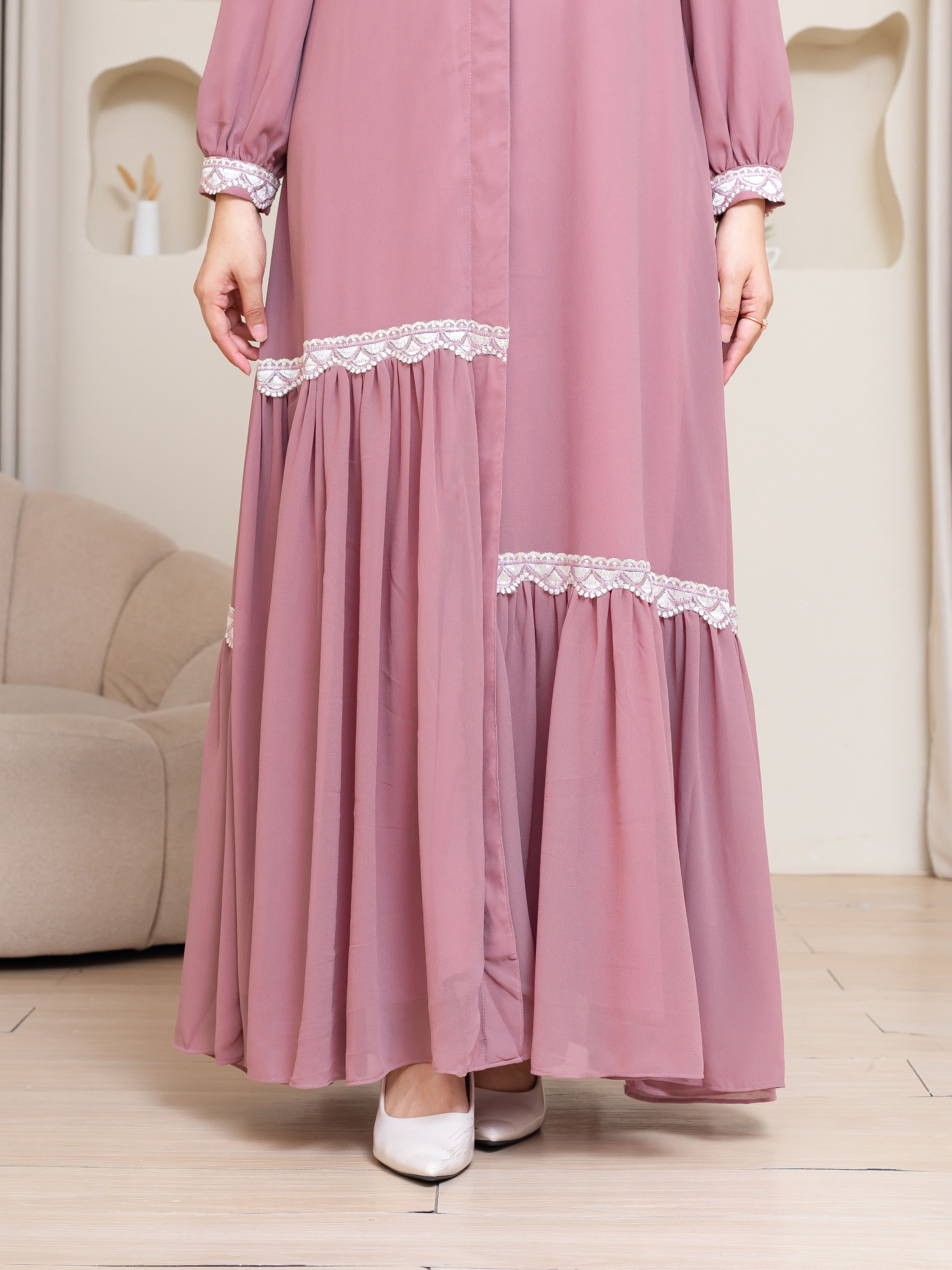 Nayara Dress - Rosewood