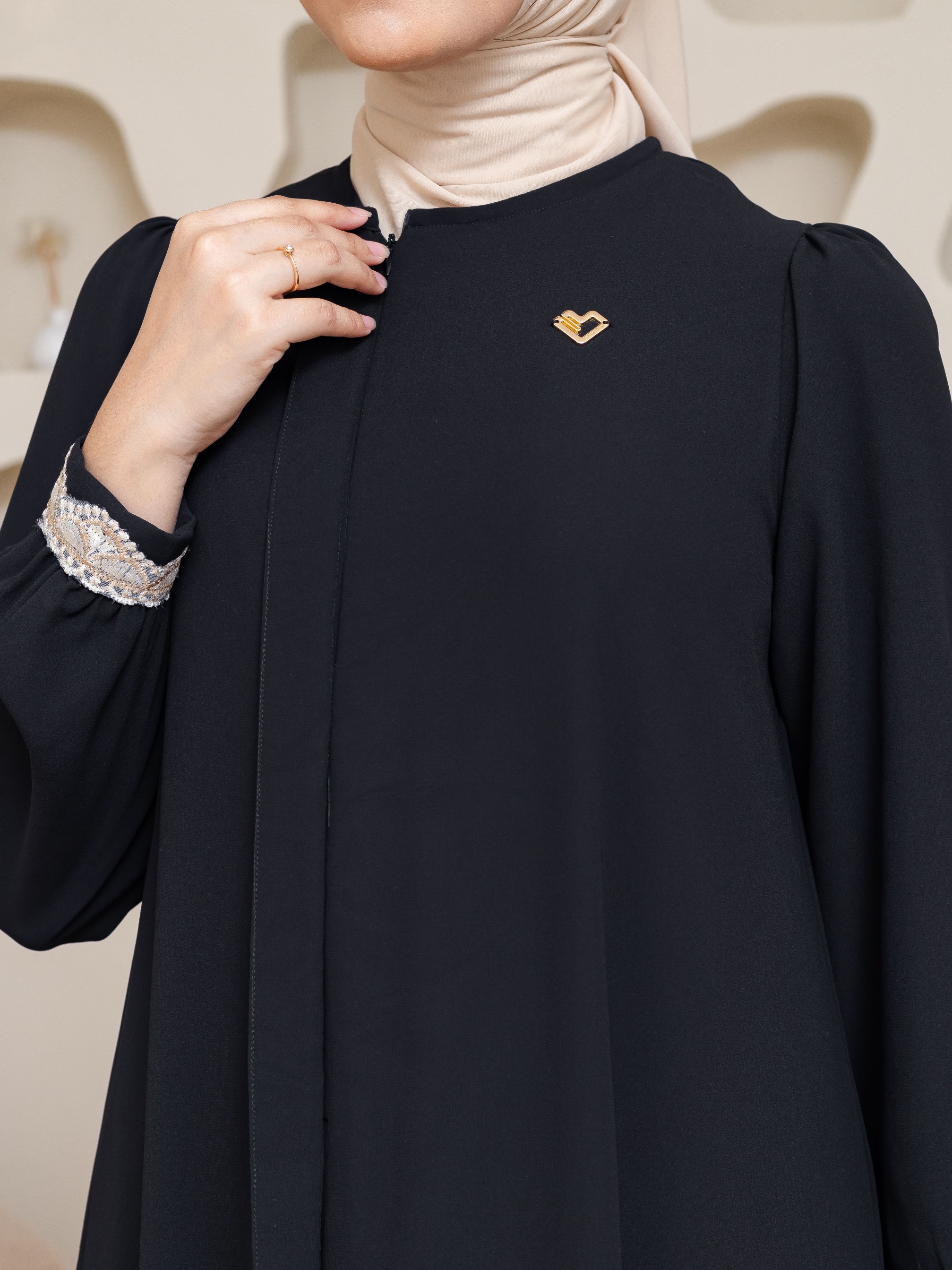 Nayara Dress - Midnight Noir