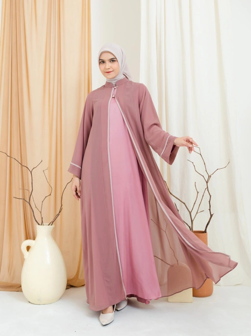 Image of Ayra Set Dress - Rosewood