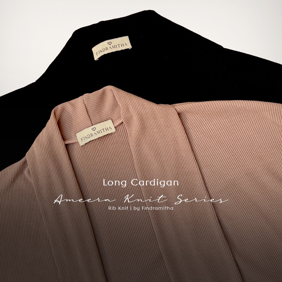 Ameera Knit Set - Inner Dress & Long Cardigan
