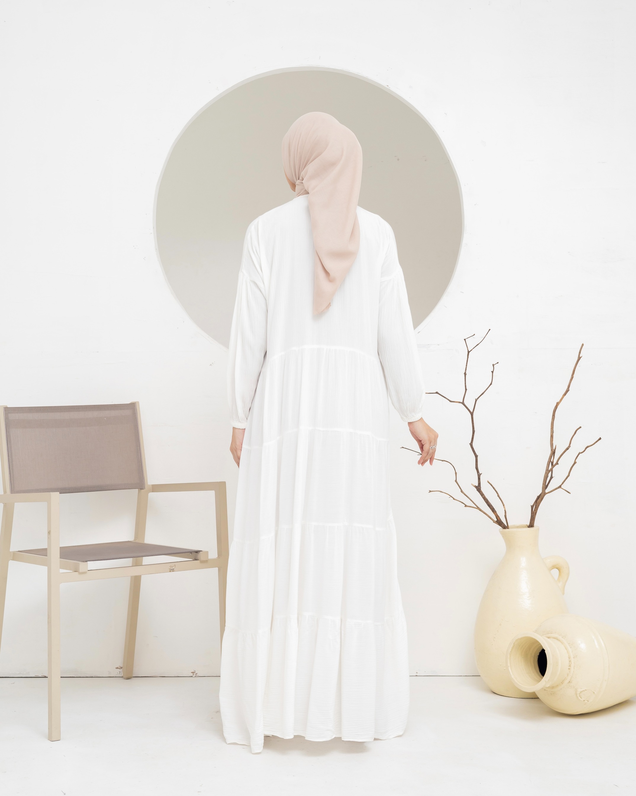 Dara Dress - Broken White