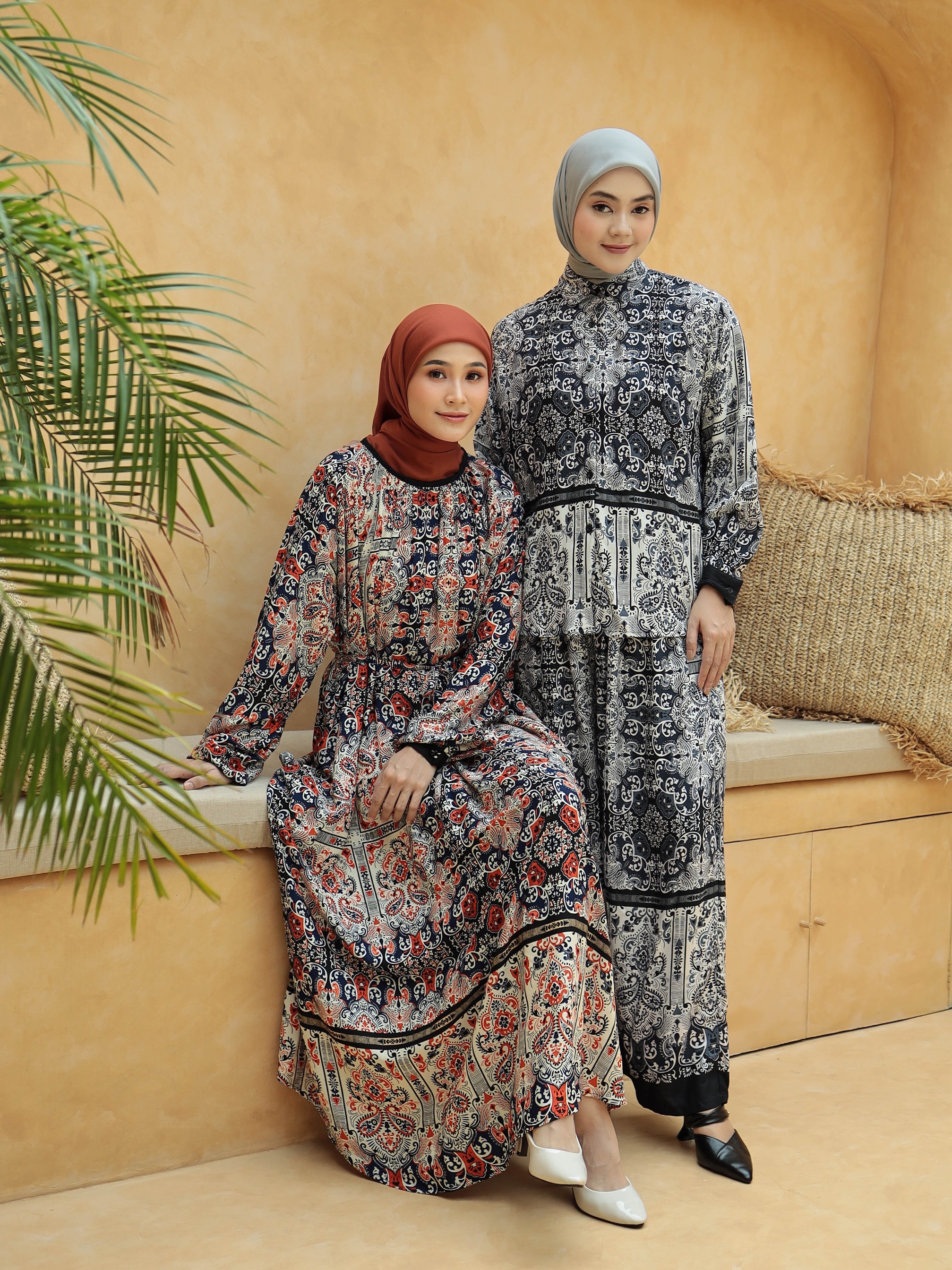 Clara Dress - Sand Terracotta