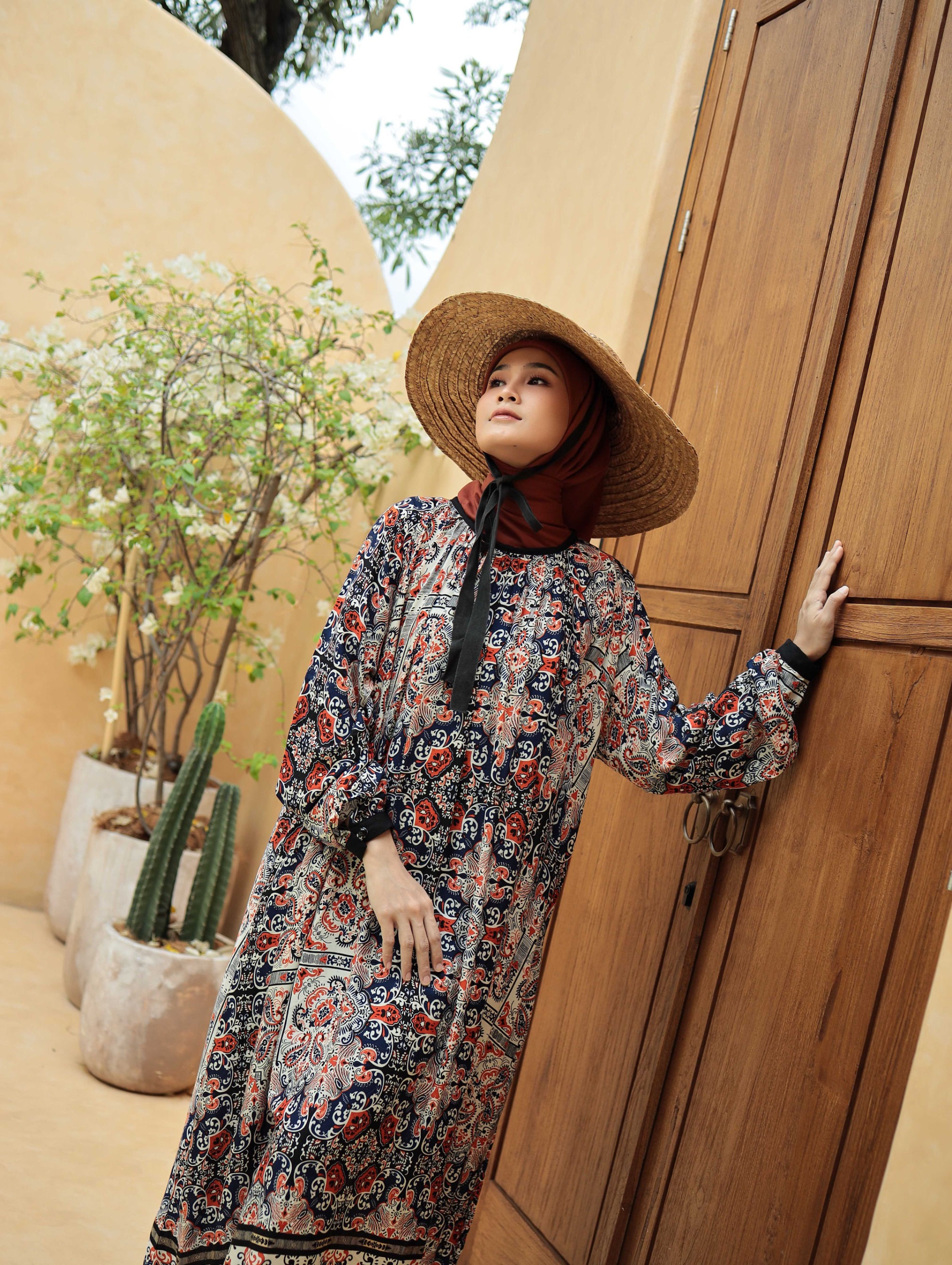Clara Dress - Sand Terracotta