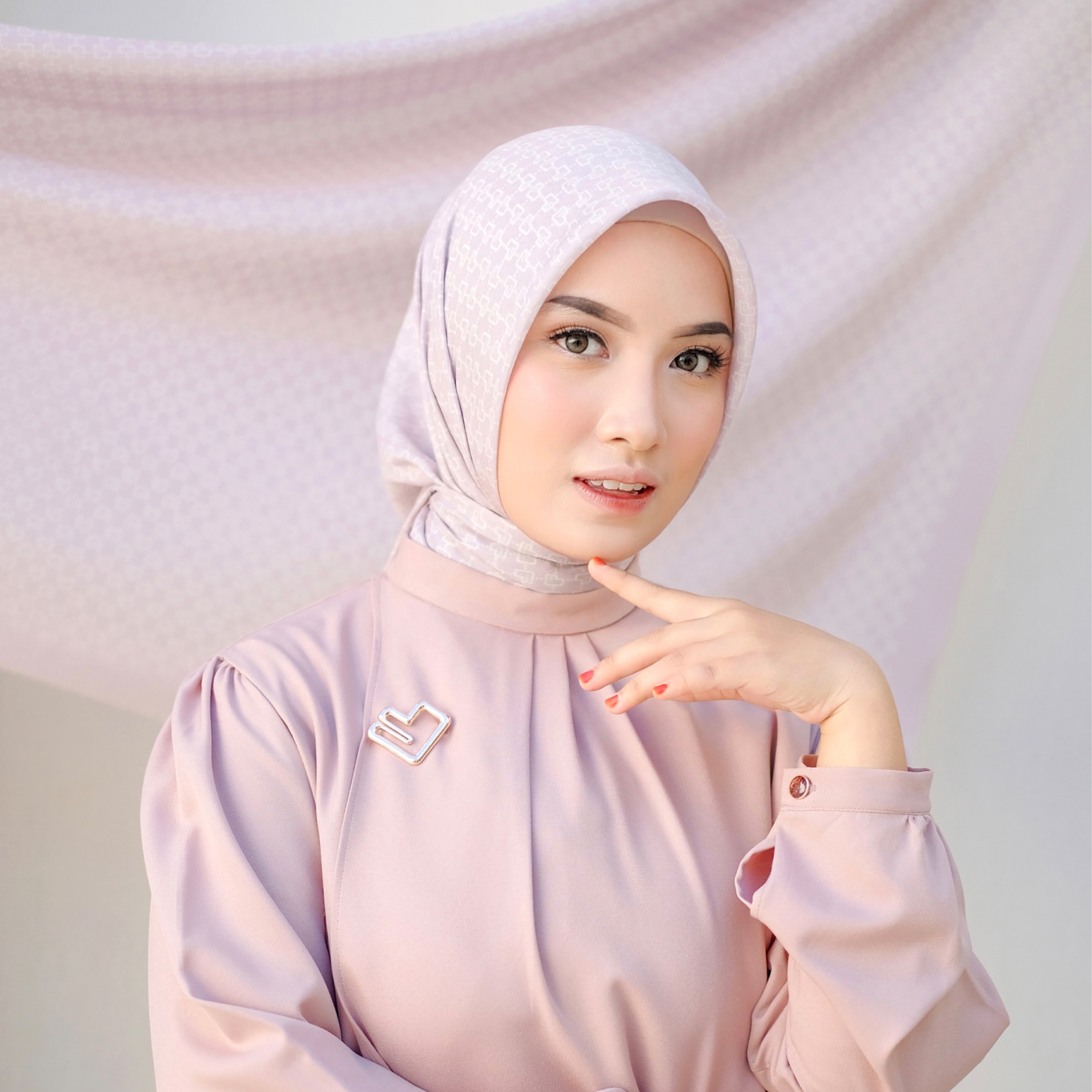 Hijab Monogram Scarf 