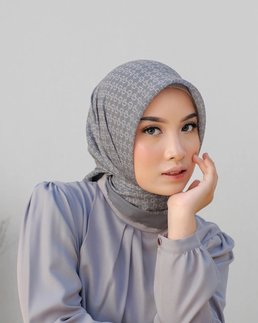 Image of Hijab Monogram Scarf 