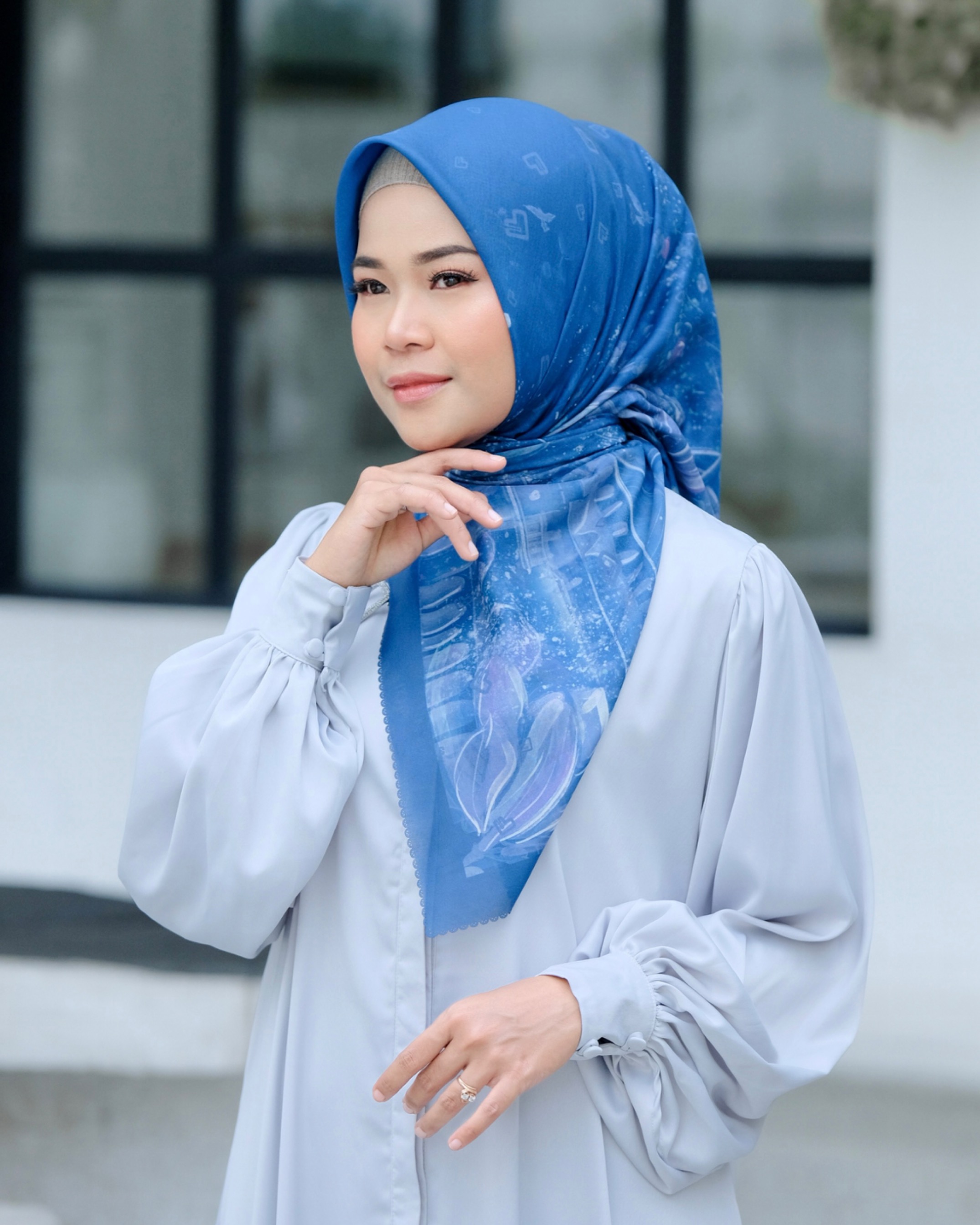 Blue Mosque Scarf