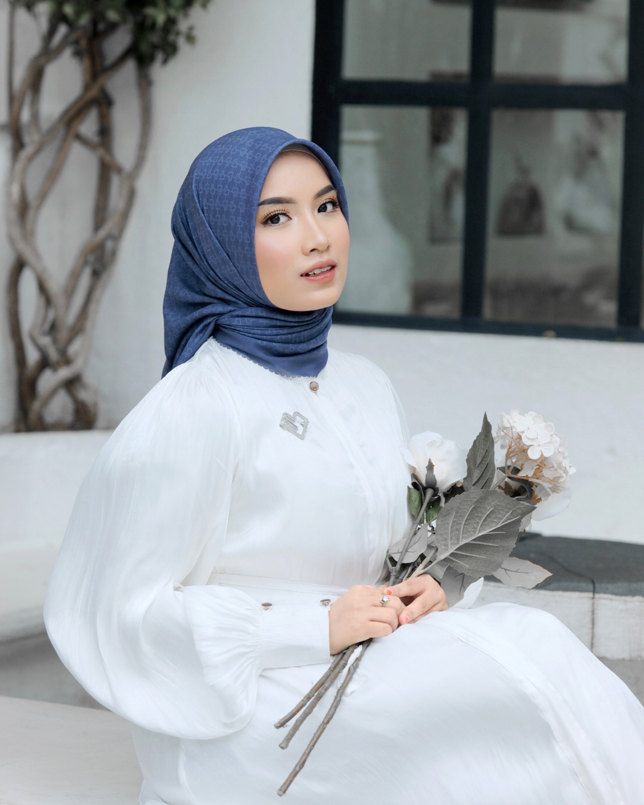 Hijab Monogram Scarf 