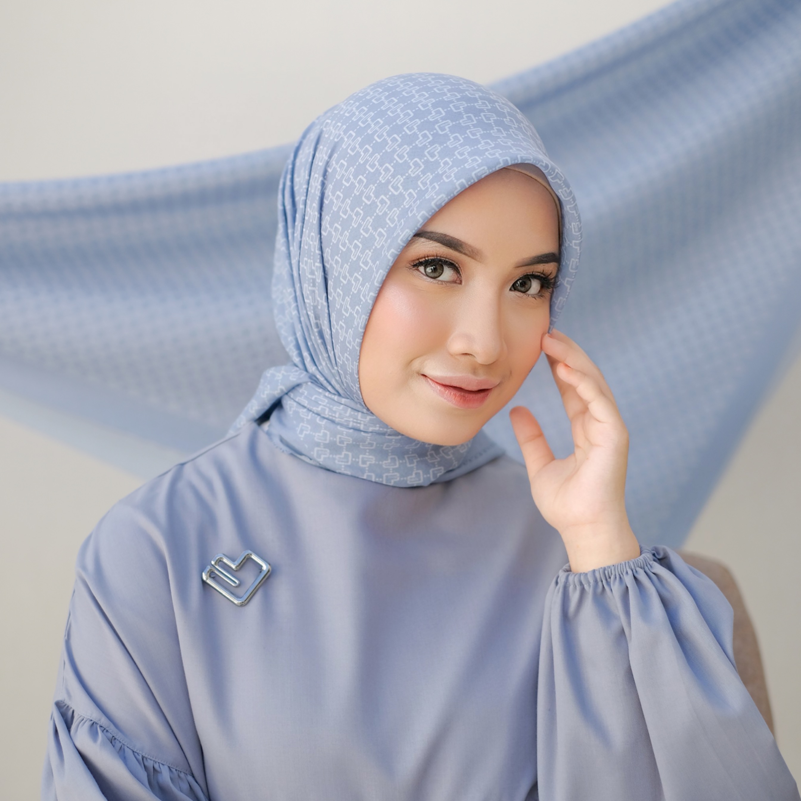 Hijab Monogram Scarf 