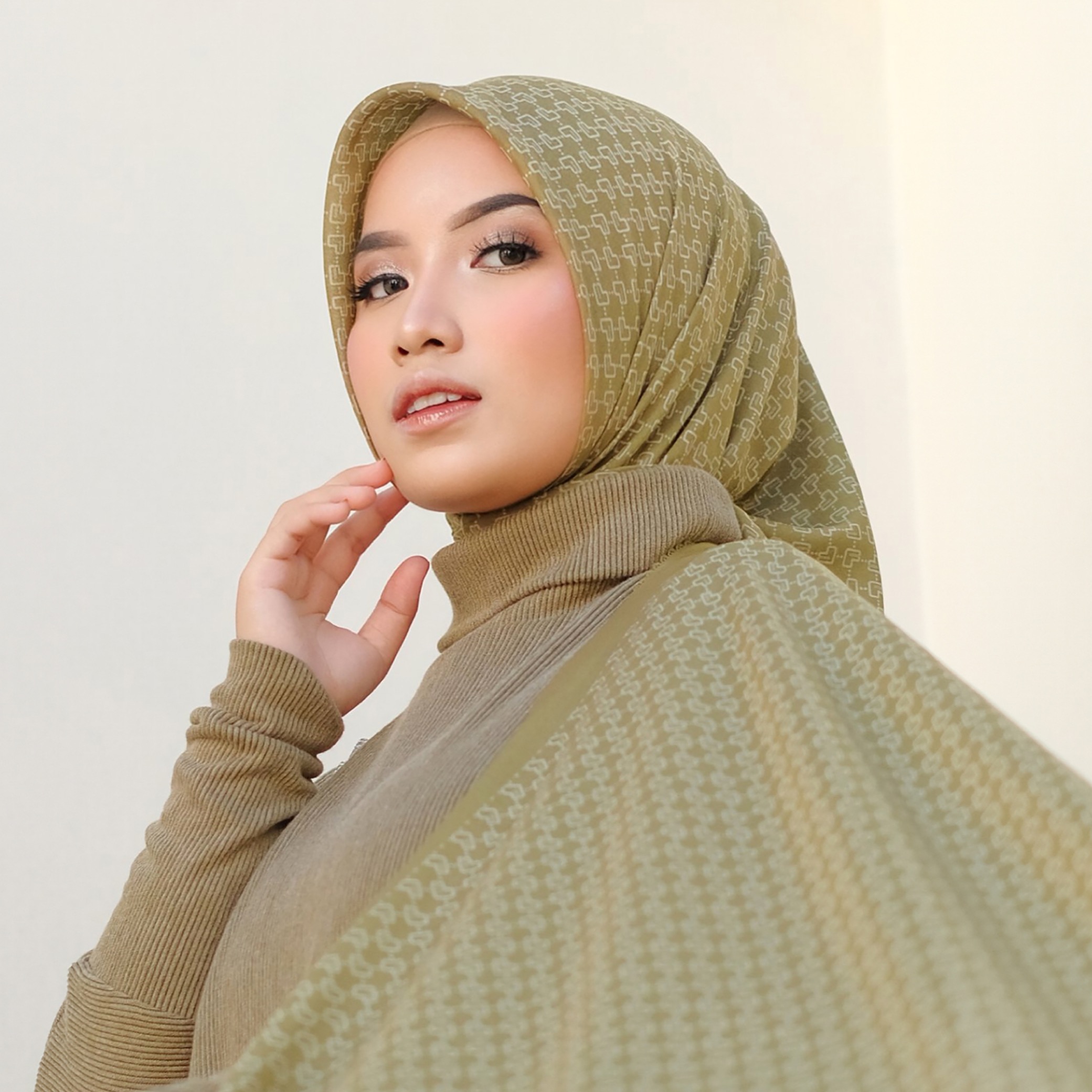 Hijab Monogram Scarf 