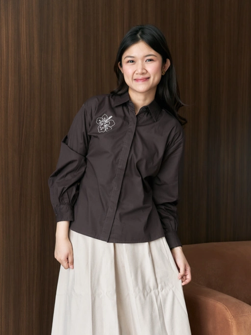 Image of MYMINOLS - Liora Puff Sleeve Shirt
