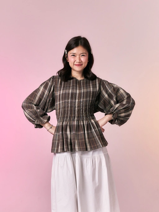 Image of MYMINOLS - Senara Pleats Blouse