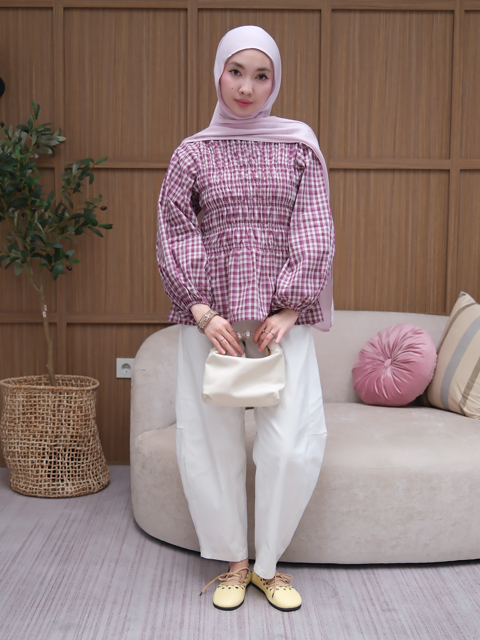 MYMINOLS - Daisy Smocked Blouse