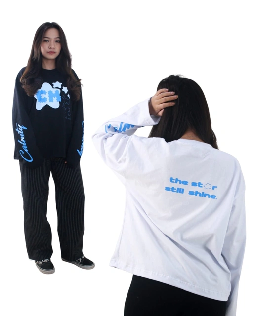 Image of CMTY - LONGSLEEVE BOXY - SHOOTING STAR