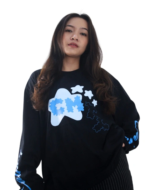 Image of CMTY - LONGSLEEVE BOXY - SHOOTING STAR