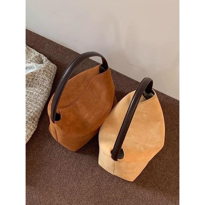 Caselle Viola Bag Hand Bag Shoulder Bag Tas Wanita Suede