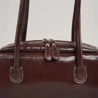 Caselle Livia Bag Glossy Shoulder Bag Wanita Tas Retro