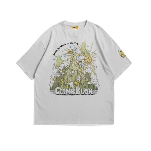 Image of O2H Roblox Collection "Climb Blox" Tshirt White