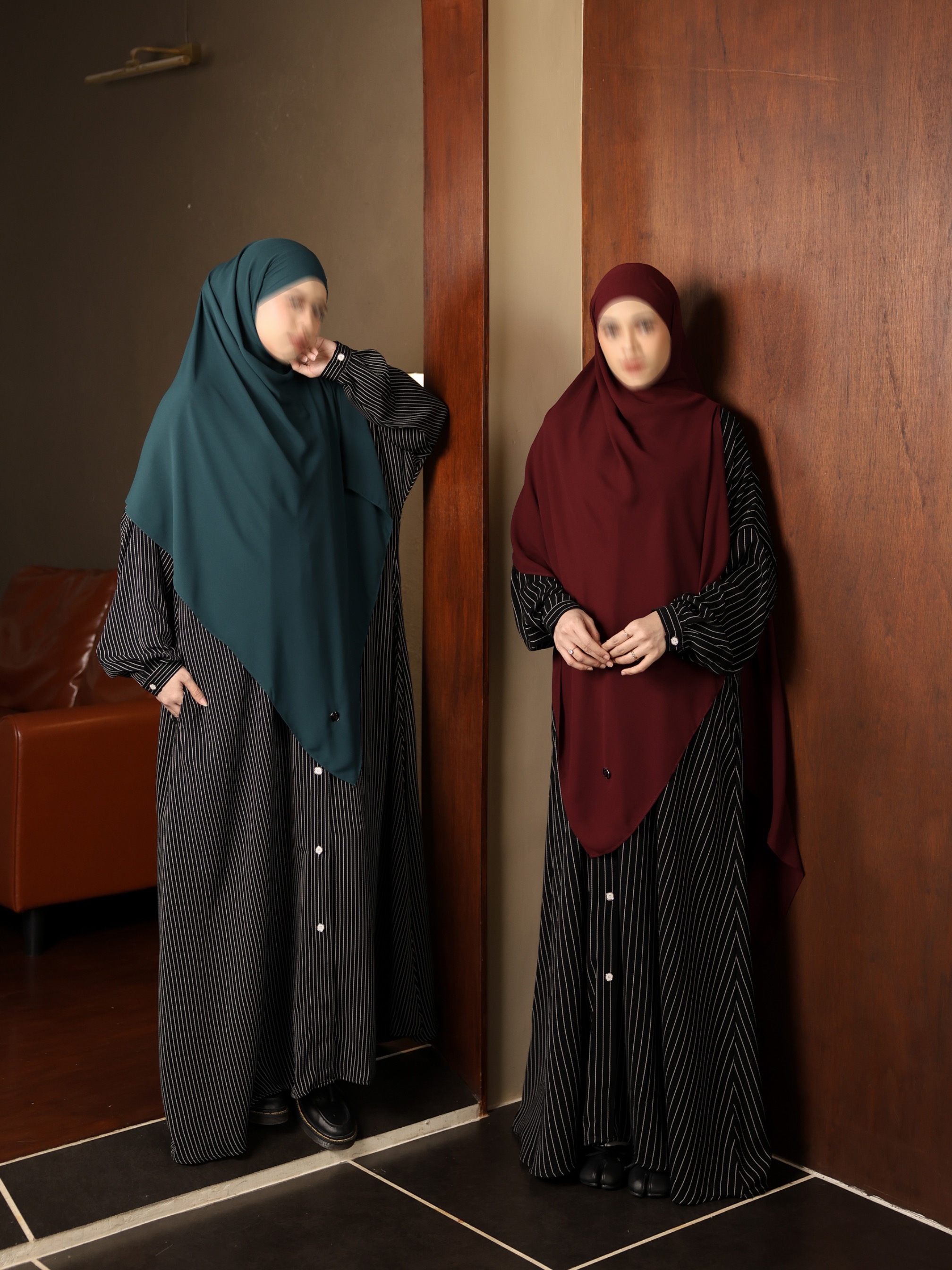 SAYSARA - Noura Abaya 2.0 With Premium Jet Black Fabric