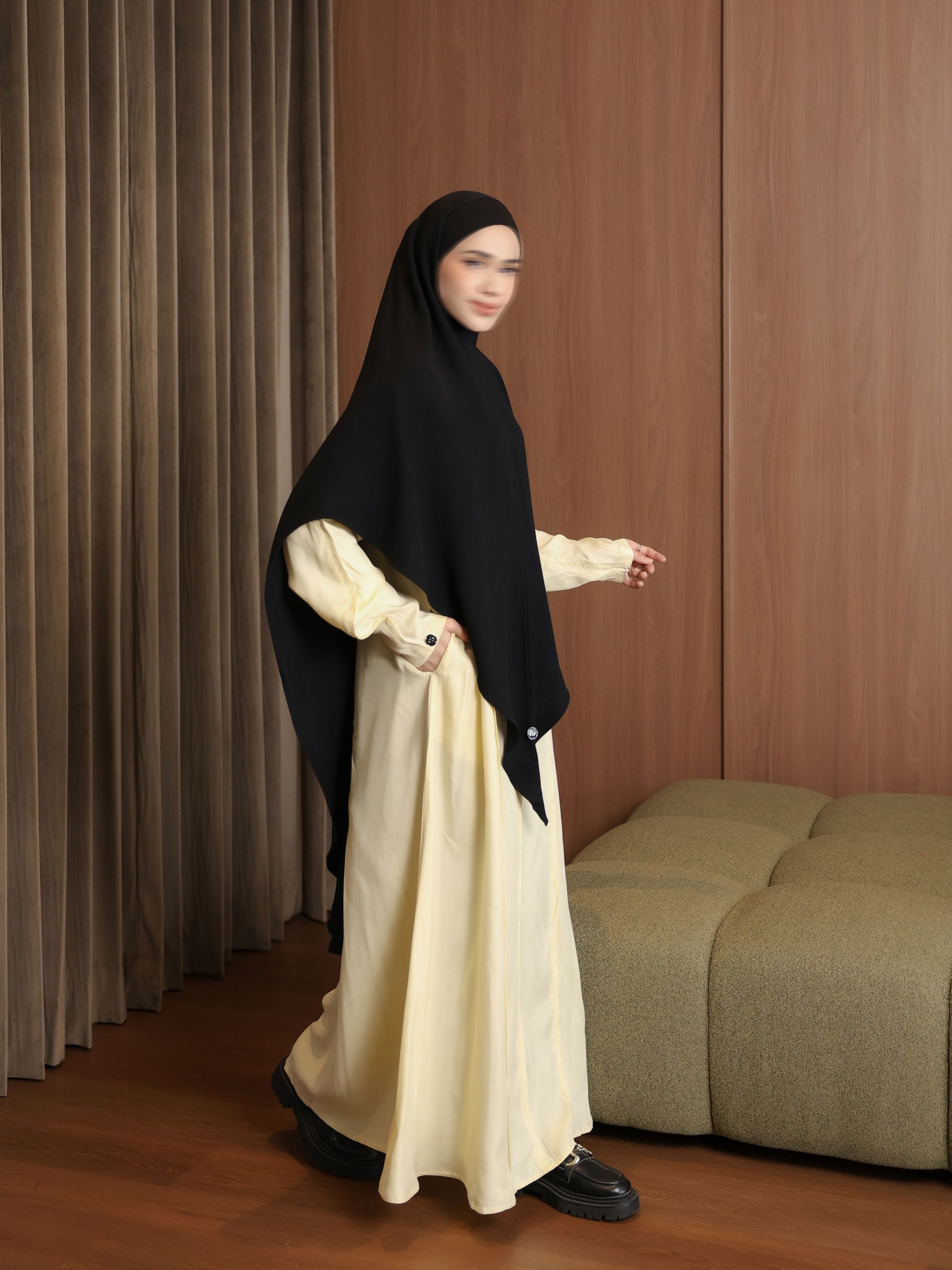 SAYSARA - Ruwa Abaya Chic With Premium Cupro Fabric