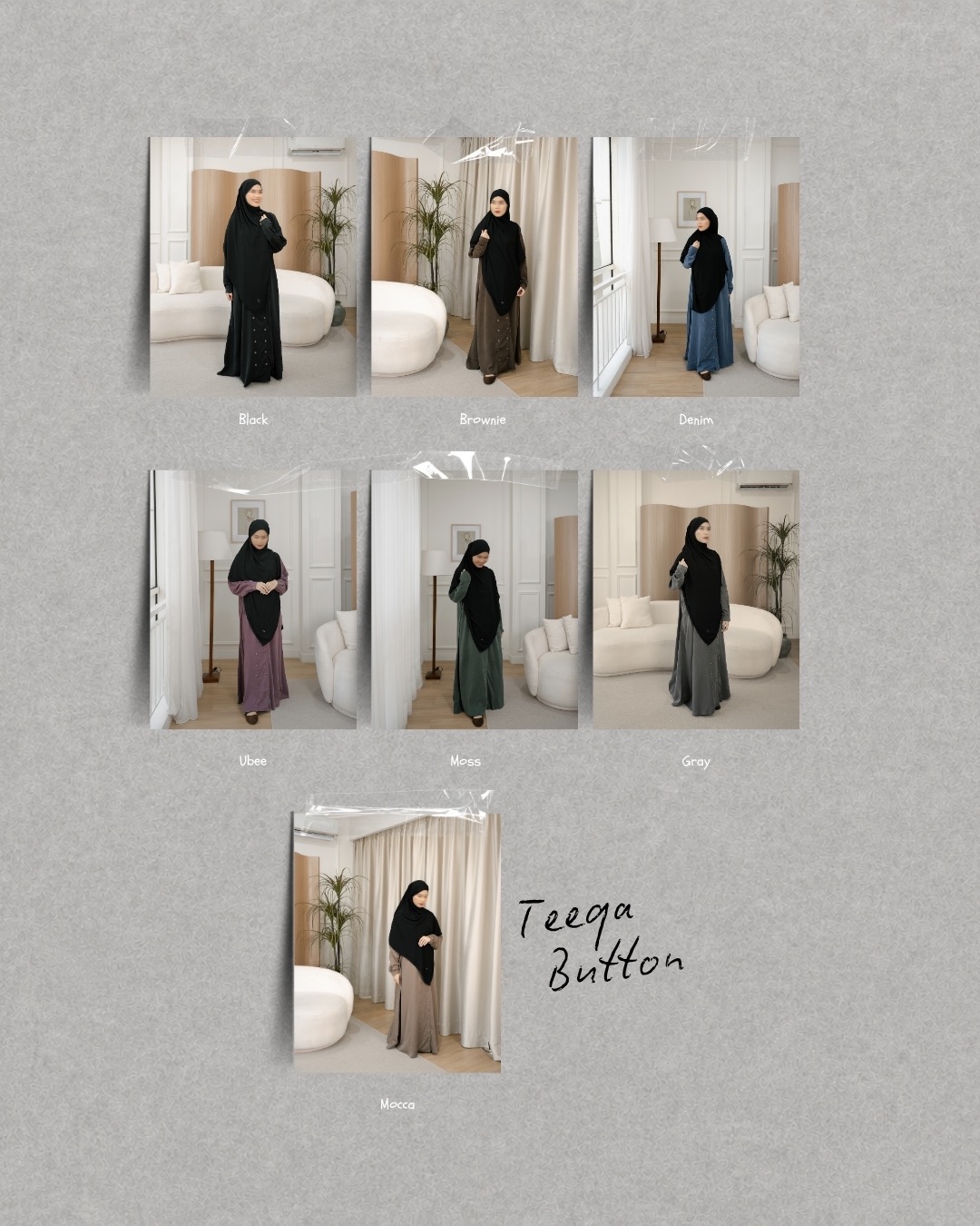 SAYSARA - Teeqa Abaya Made From Lyocell Premium