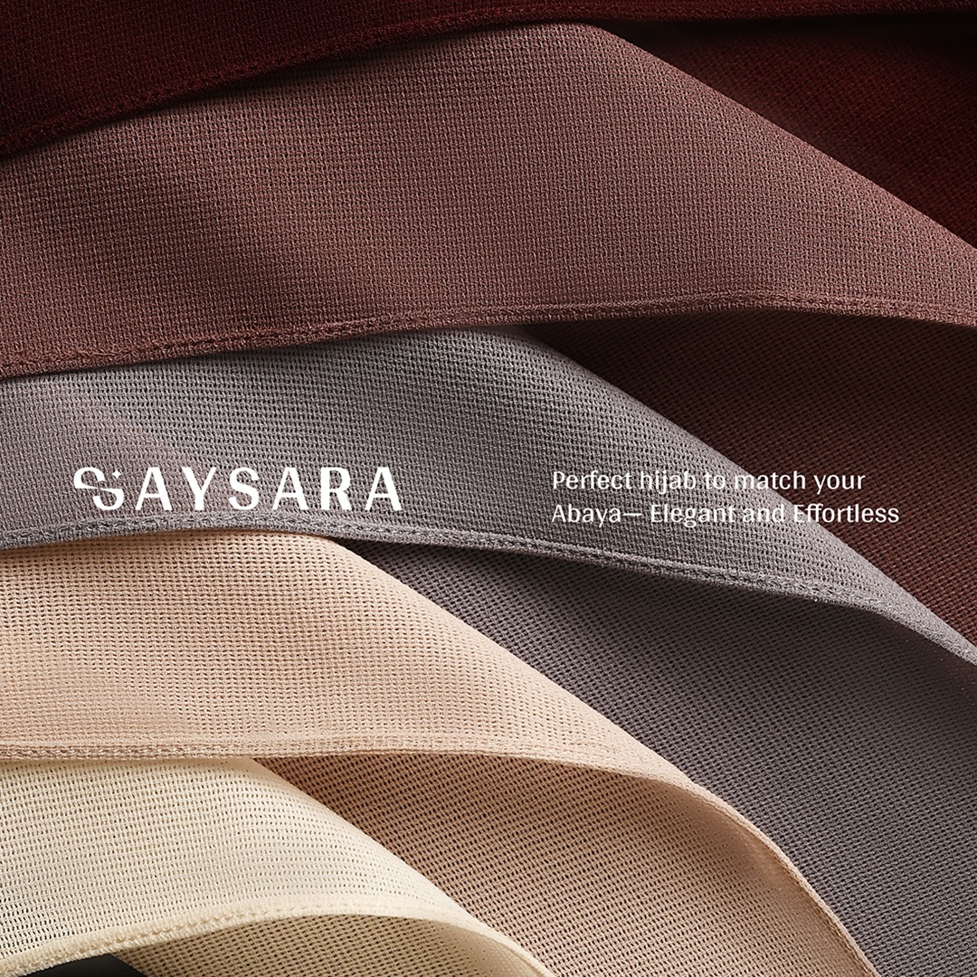 SAYSARA - Dhiya Scarf Hijab Segiempat Syari