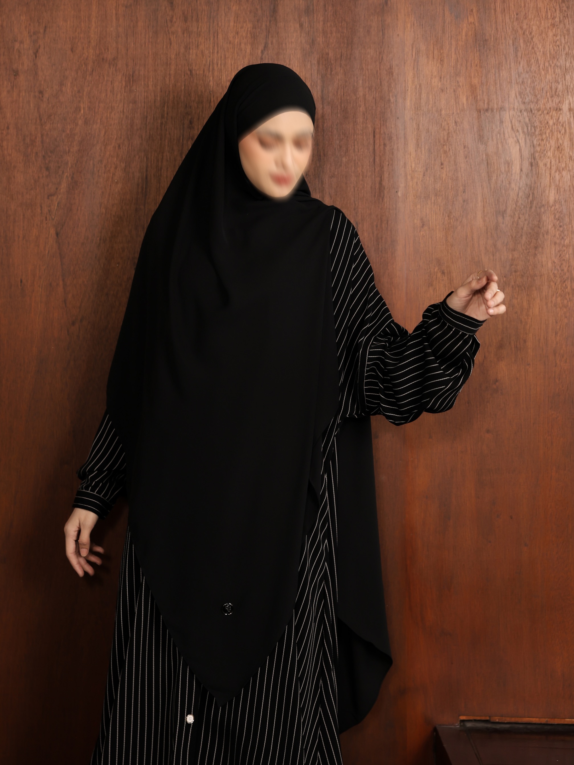 SAYSARA - Noura Abaya 2.0 With Premium Jet Black Fabric