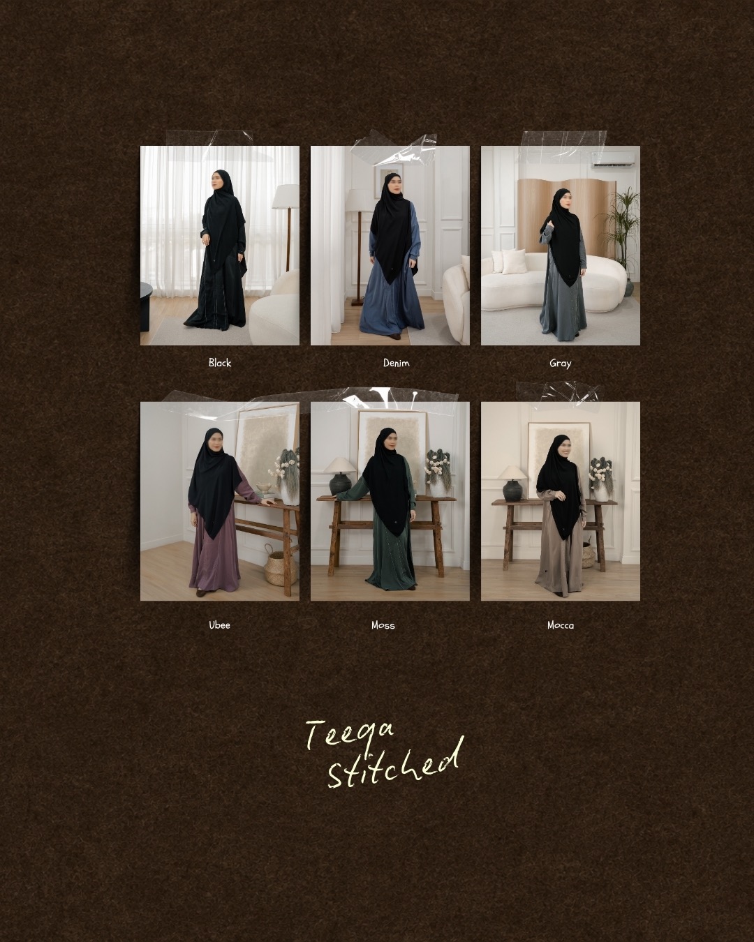 SAYSARA - Teeqa Abaya Made From Lyocell Premium