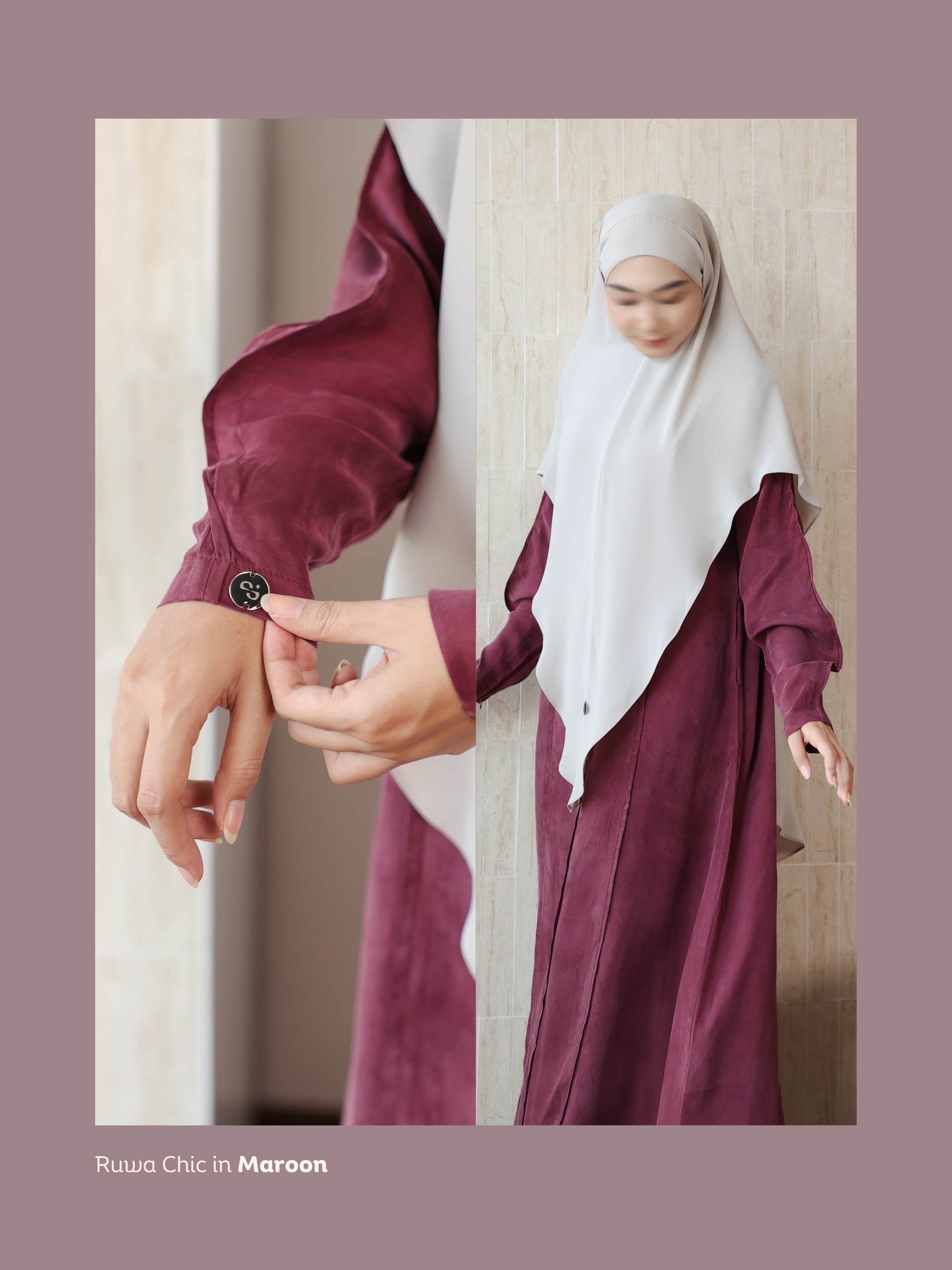 SAYSARA - Ruwa Abaya Chic With Premium Cupro Fabric