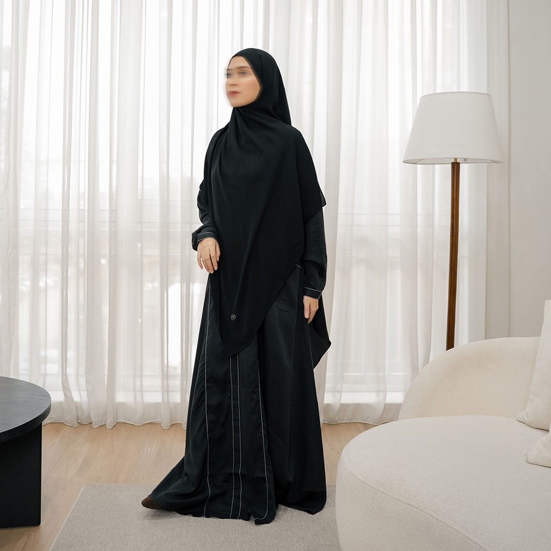 SAYSARA - Teeqa Abaya Stitched Made From Lyocell Premium