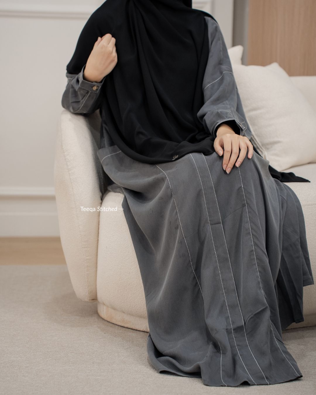 SAYSARA - Teeqa Abaya Made From Lyocell Premium