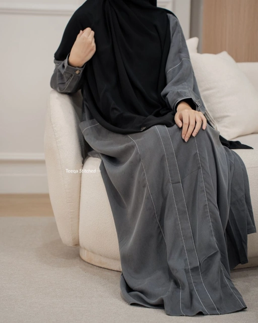 SAYSARA - Teeqa Abaya Stitched Made From Lyocell Premium