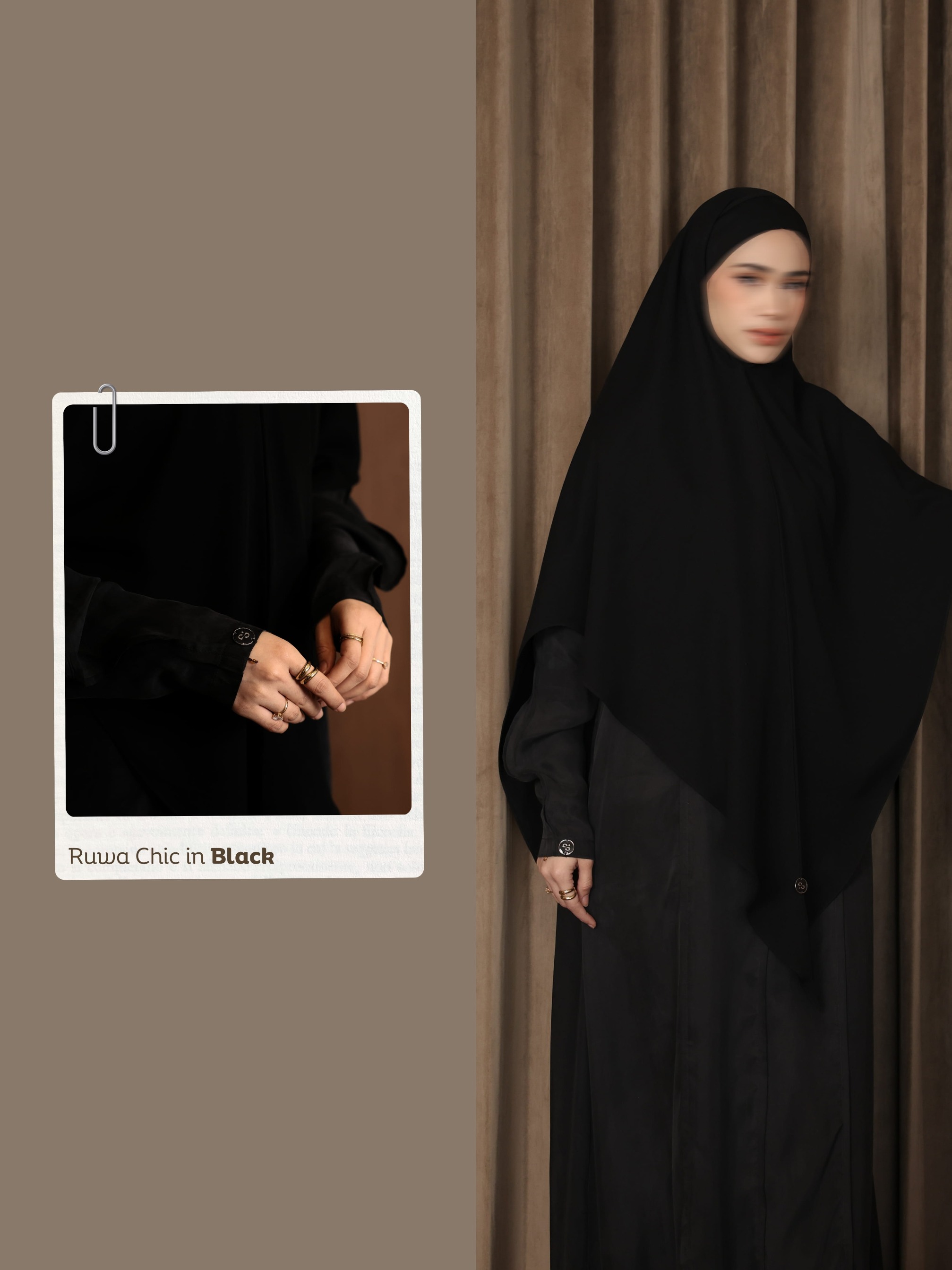SAYSARA - Ruwa Abaya Chic With Premium Cupro Fabric
