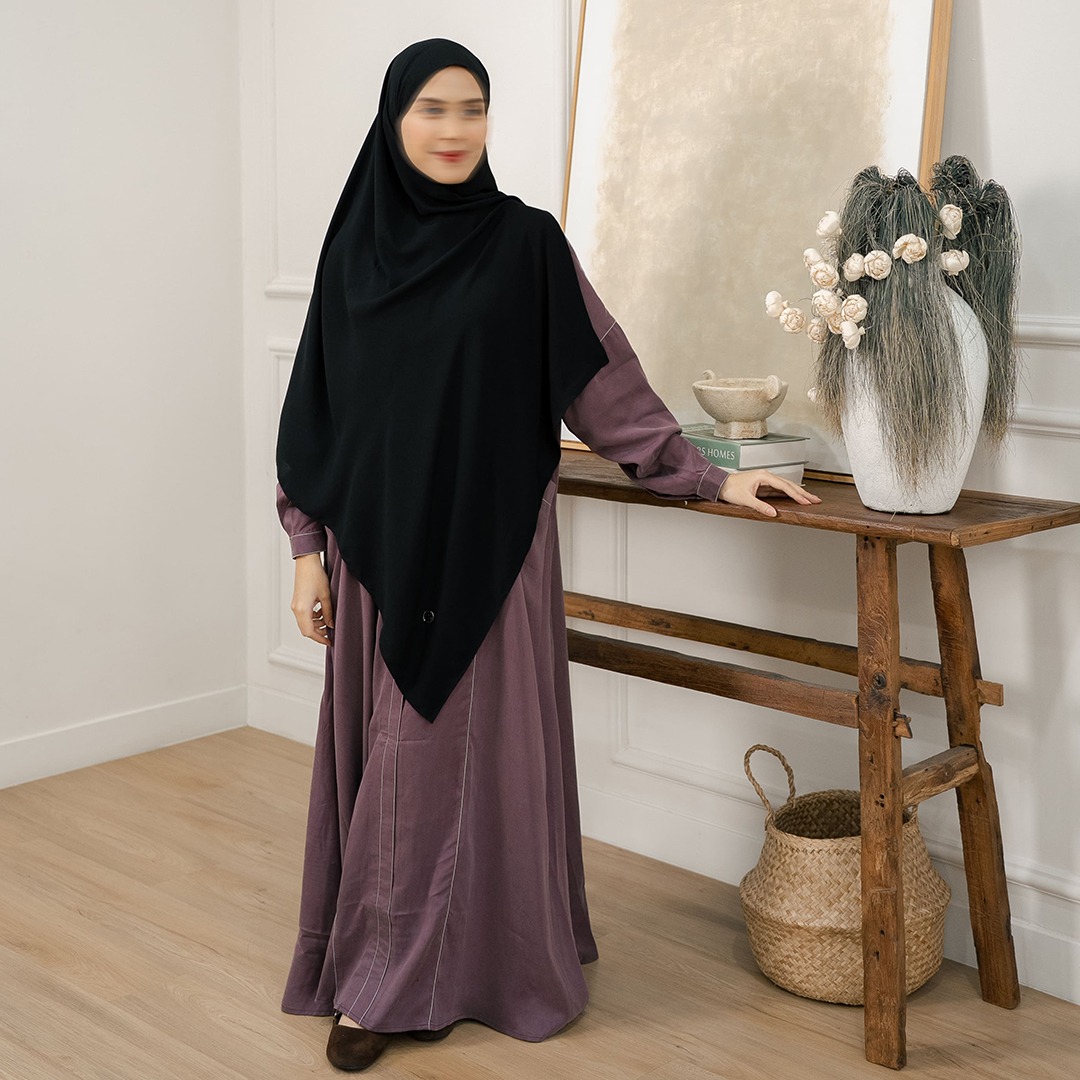 SAYSARA - Teeqa Abaya Stitched Made From Lyocell Premium