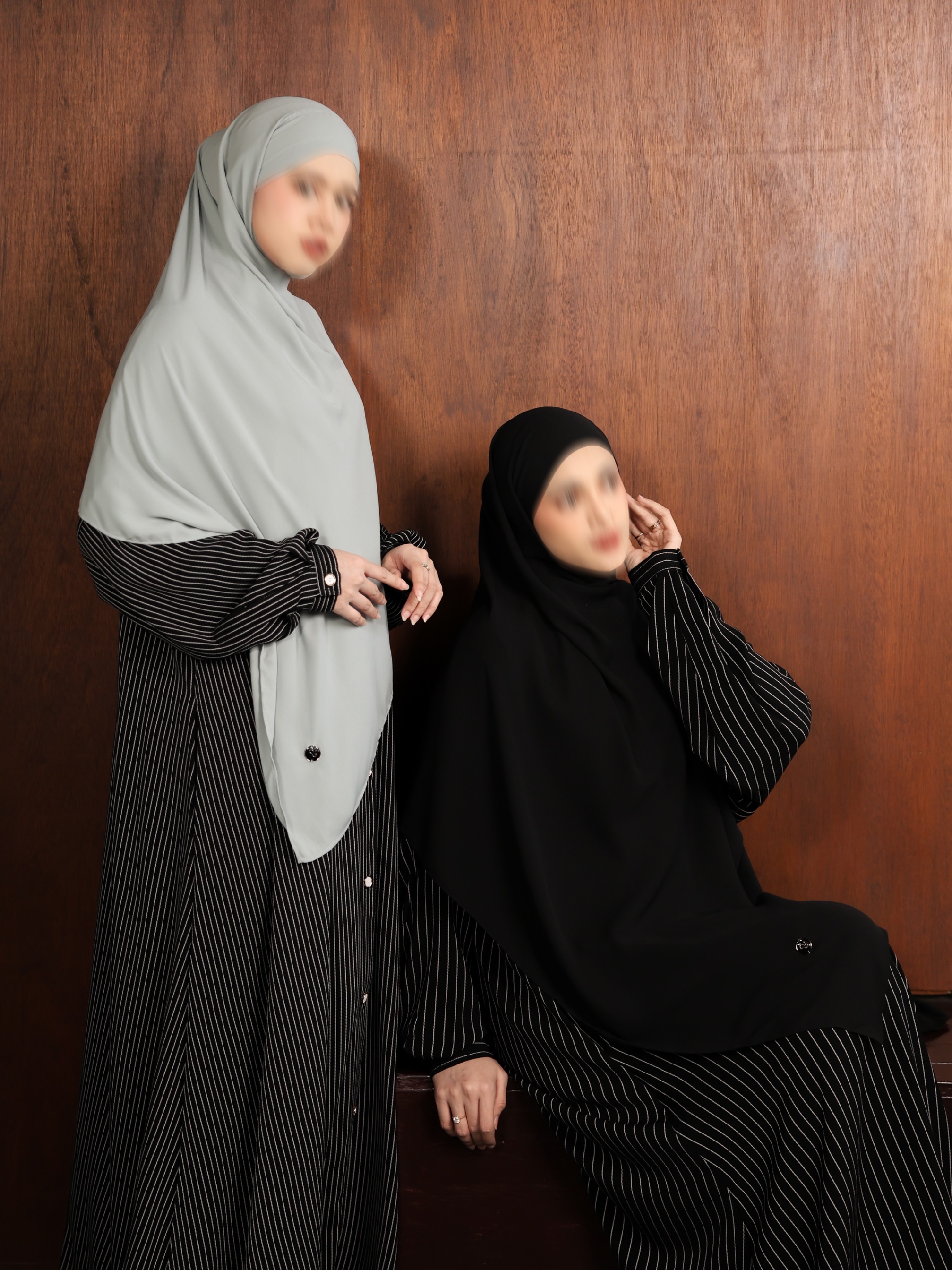 SAYSARA - Noura Abaya 2.0 With Premium Jet Black Fabric