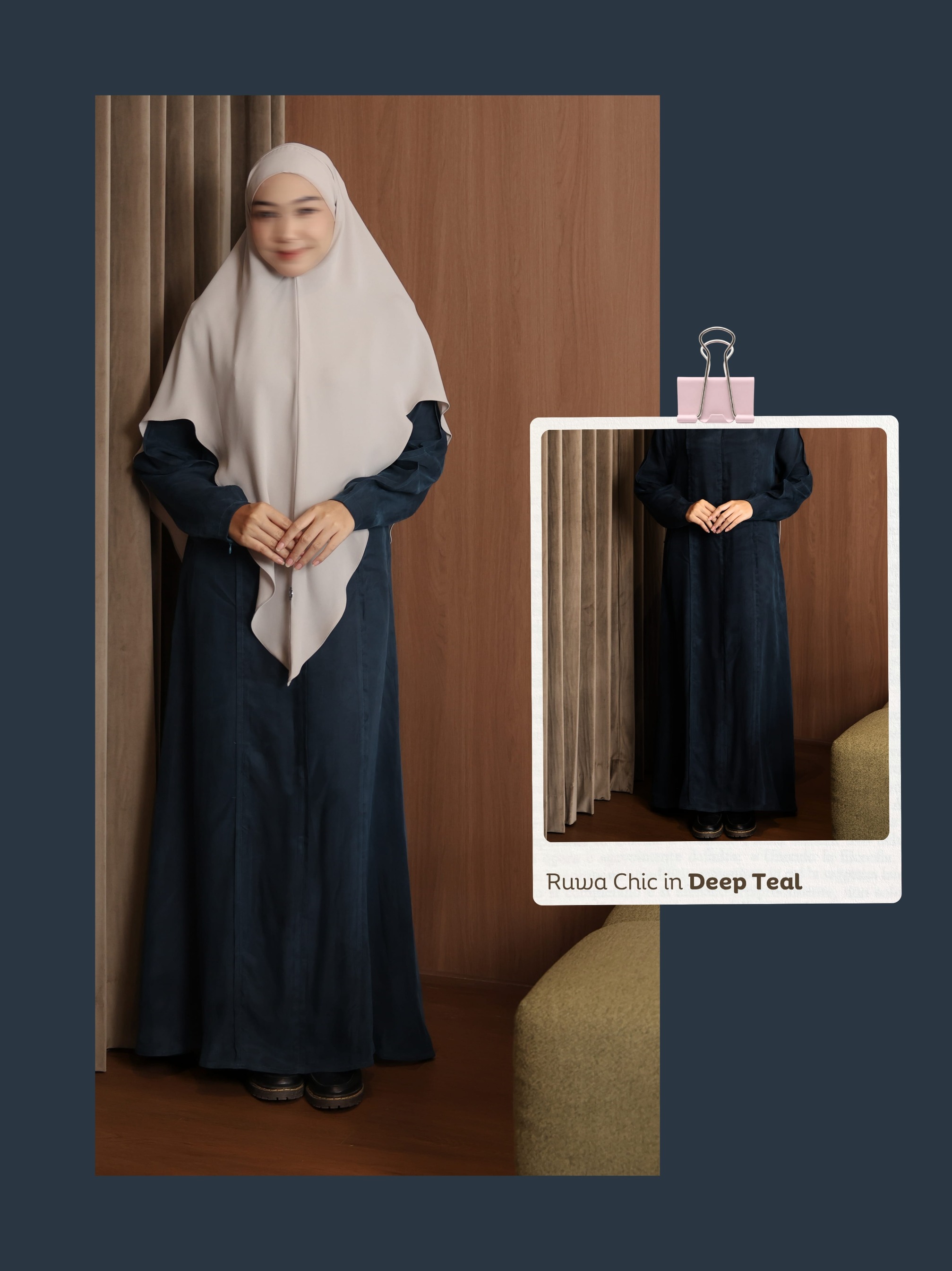 SAYSARA - Ruwa Abaya Chic With Premium Cupro Fabric
