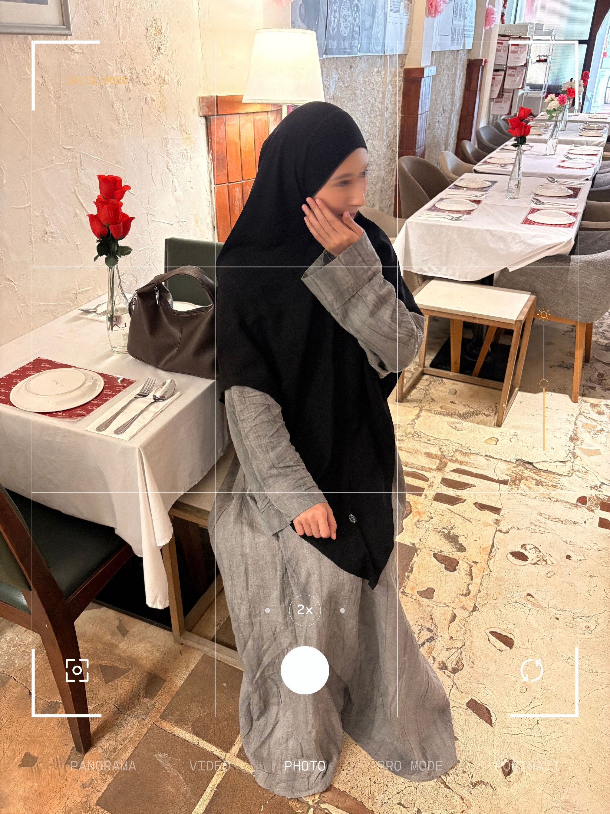 SAYSARA - Kaia Abaya Made From Linen Tie Dye Premium