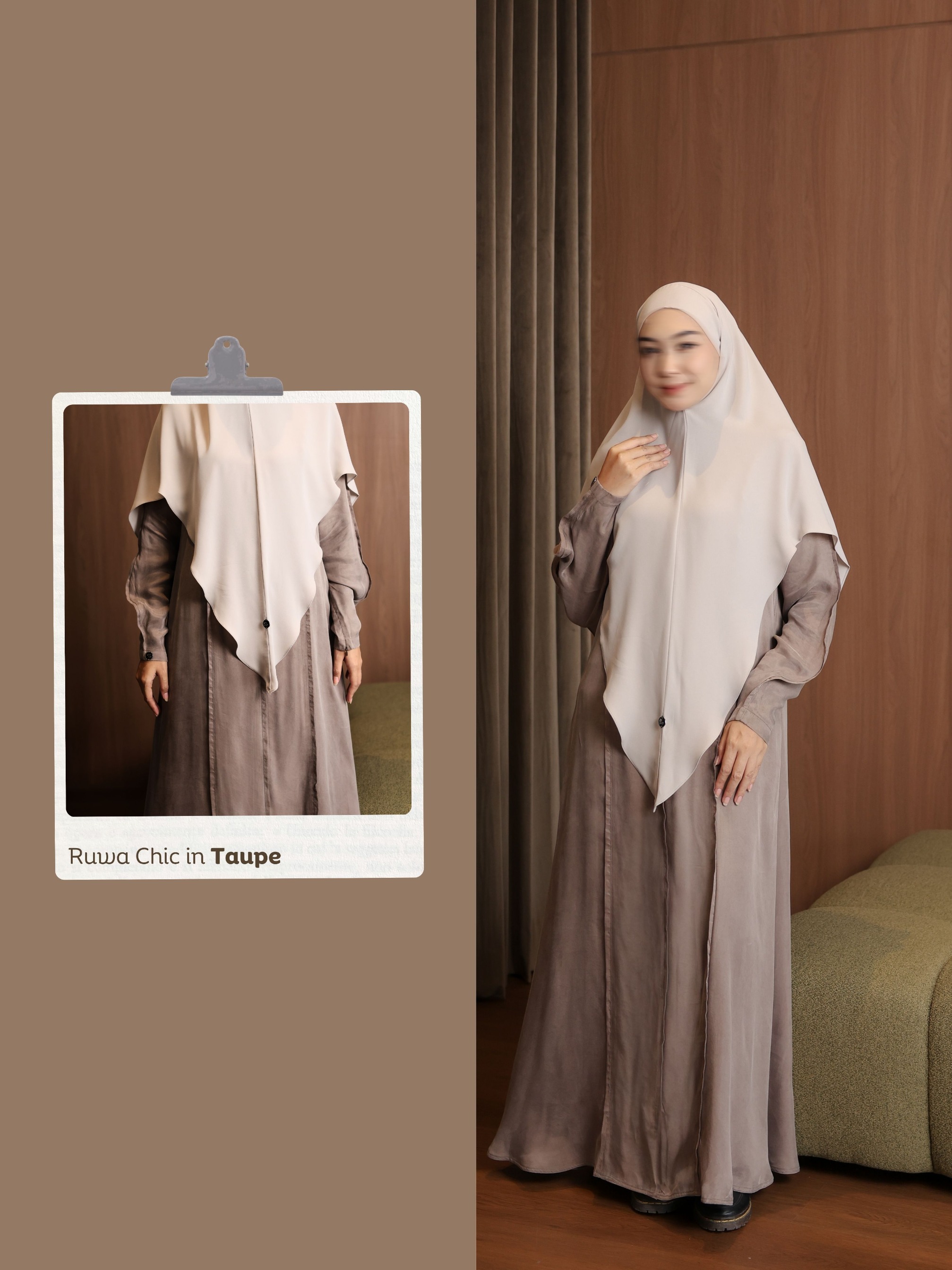 SAYSARA - Ruwa Abaya Chic With Premium Cupro Fabric