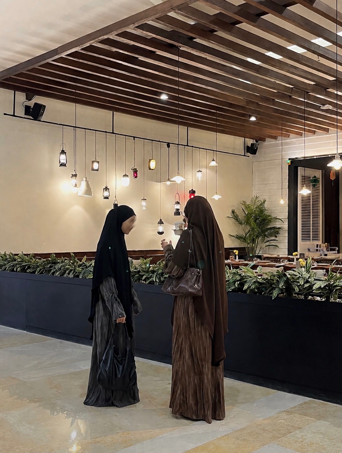 SAYSARA - Sahara Abaya With Vishare Fabric