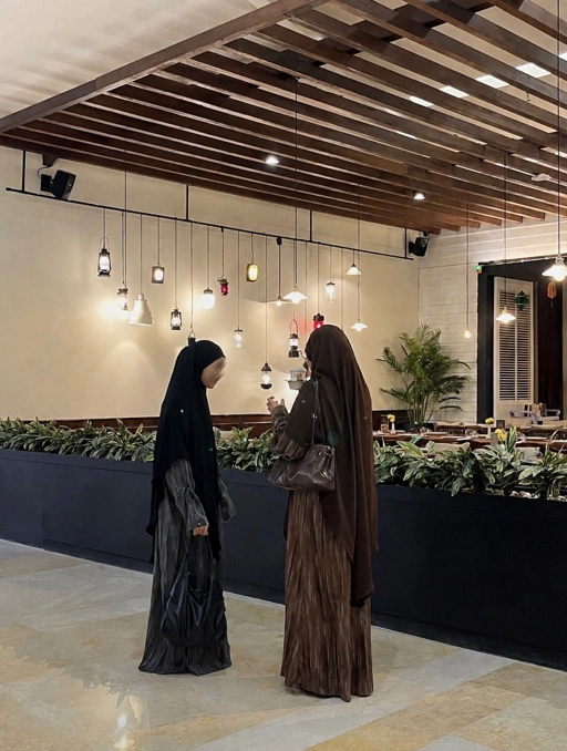 Image of SAYSARA - Sahara Abaya With Vishare Fabric
