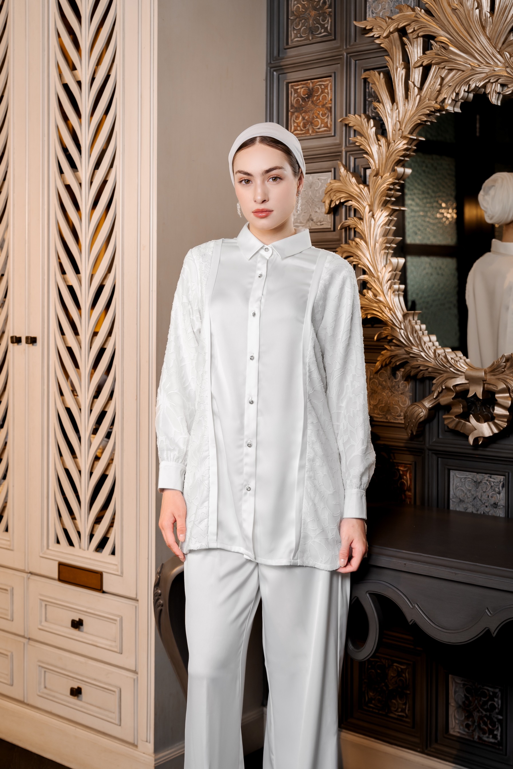 MARISA WOMEN TUNIC BAMBOO SILK