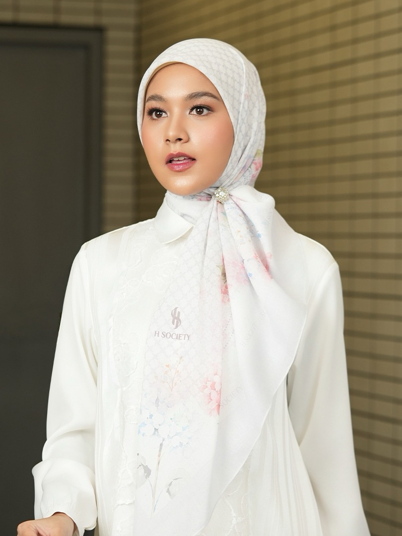 HORTENSIA SCARF VOAL