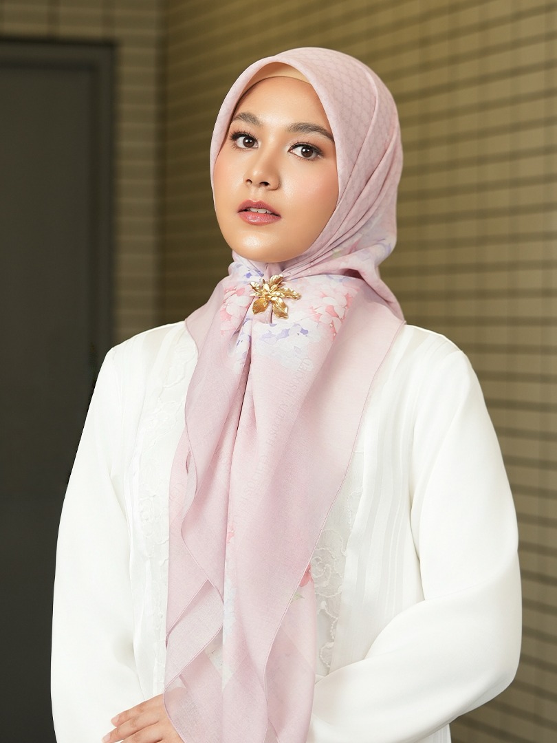 HORTENSIA SCARF VOAL