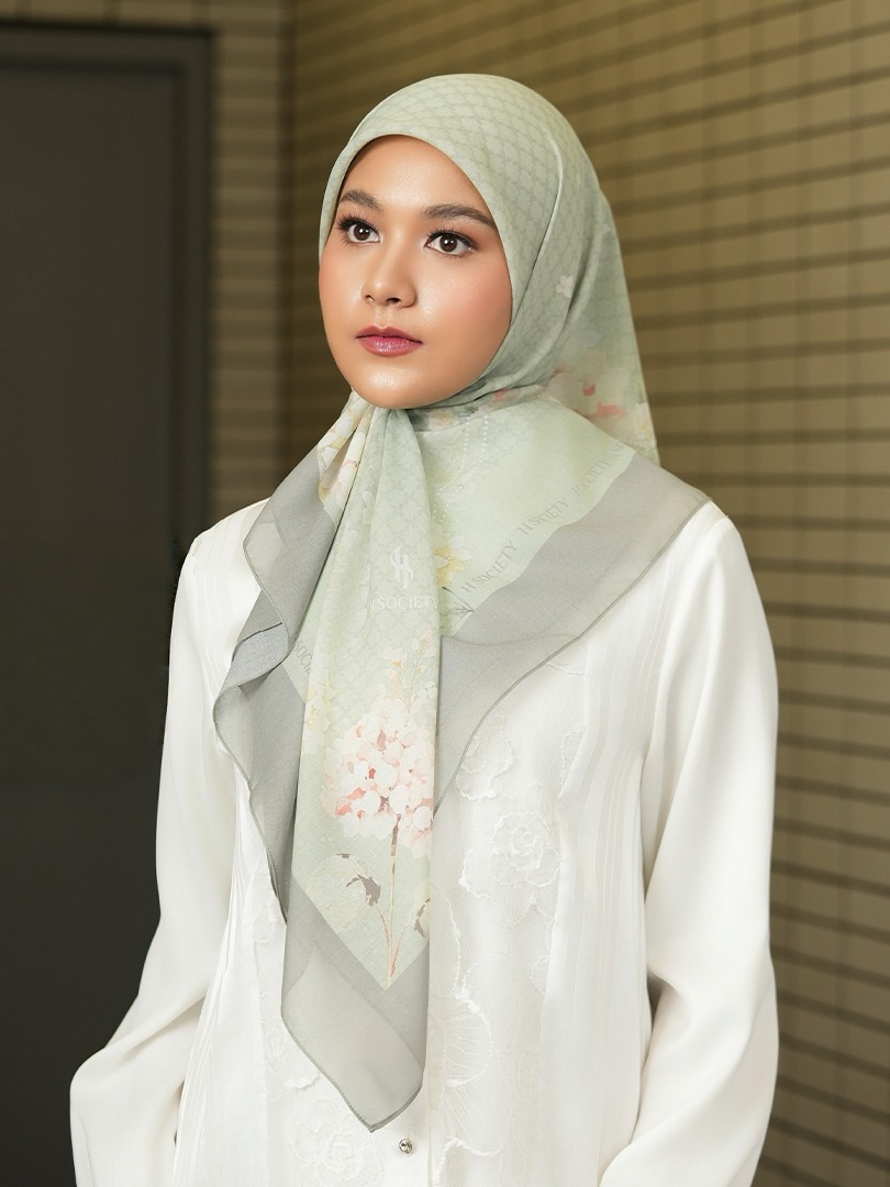 HORTENSIA SCARF VOAL