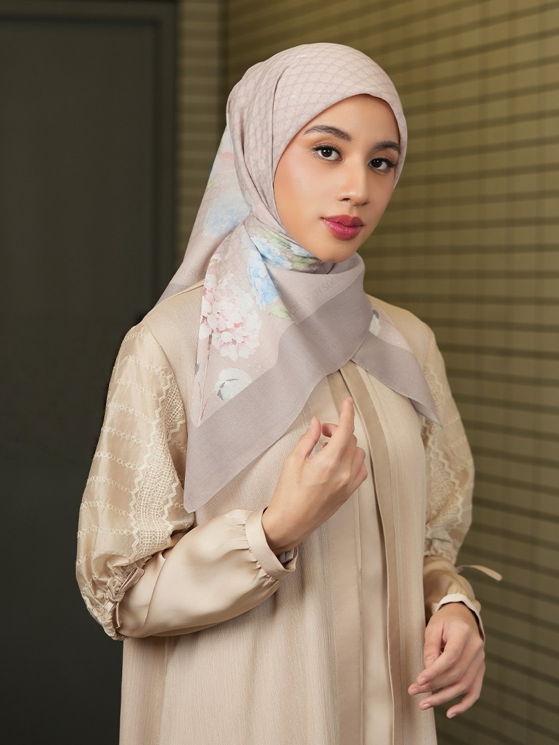HORTENSIA SCARF VOAL