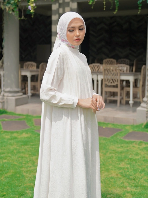Image of ALENA WOMAN DRESS POLO LINEN