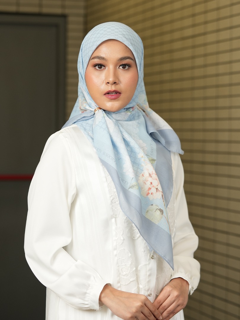 HORTENSIA SCARF VOAL