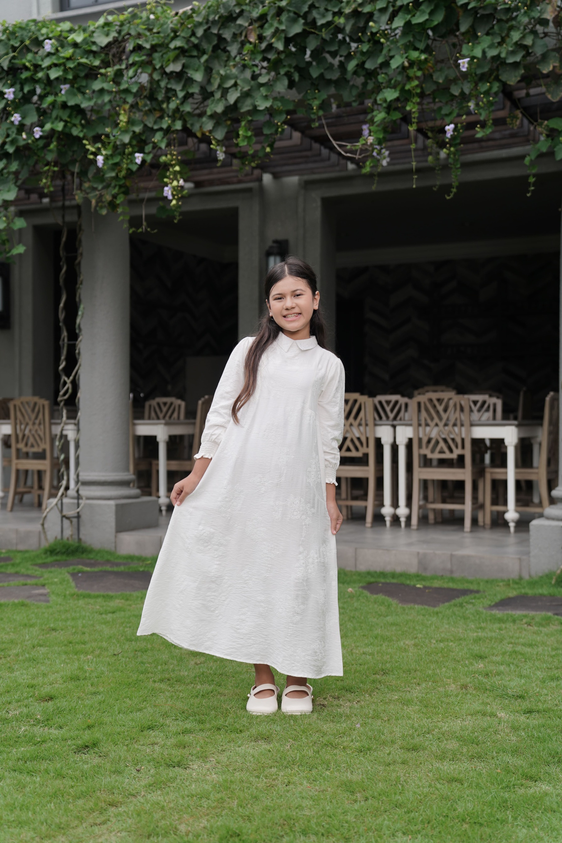 ALIQA KIDS DRESS POLO LINEN