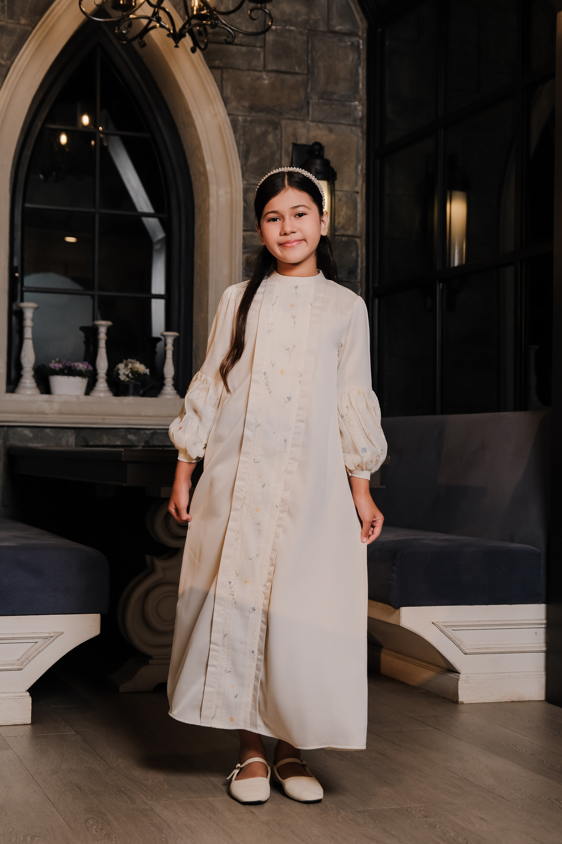 BETRICE KIDS DRESS BAMBOO SILK