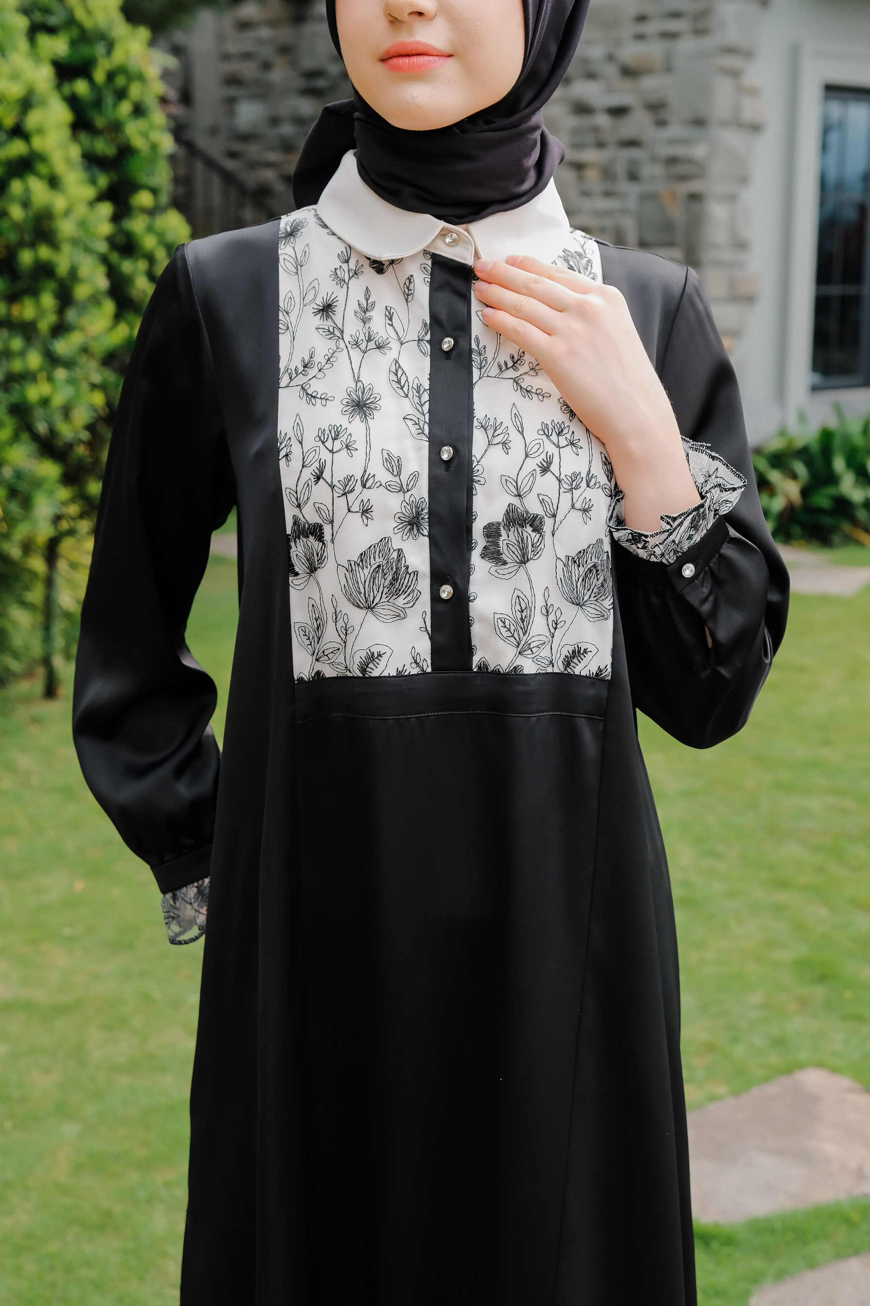 HAMIDA WOMEN DRESS BAMBOO SILK