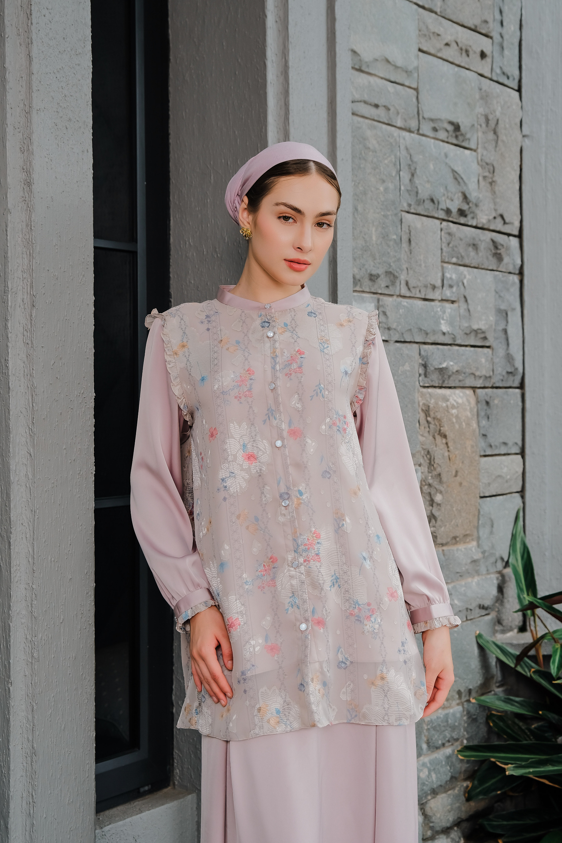 ILMIRA WOMEN TUNIC CLOVER BAMBOO SILK